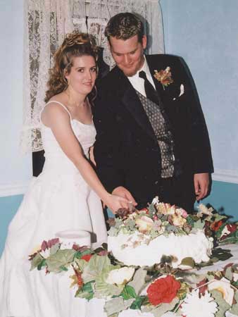 Cutting the cake
