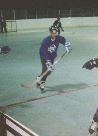 Chasing a puck..chasing a puck