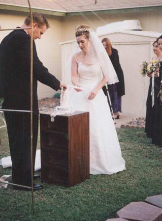 Lighting the Unity Candle